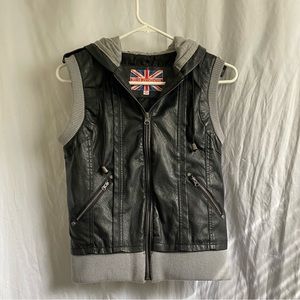 Faux Leather Vest